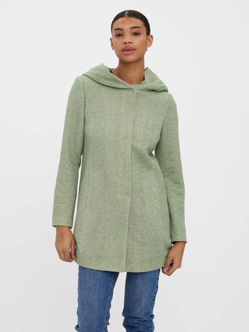 VERO MODA Between-Seasons Coat 'Verodona' in Green: front