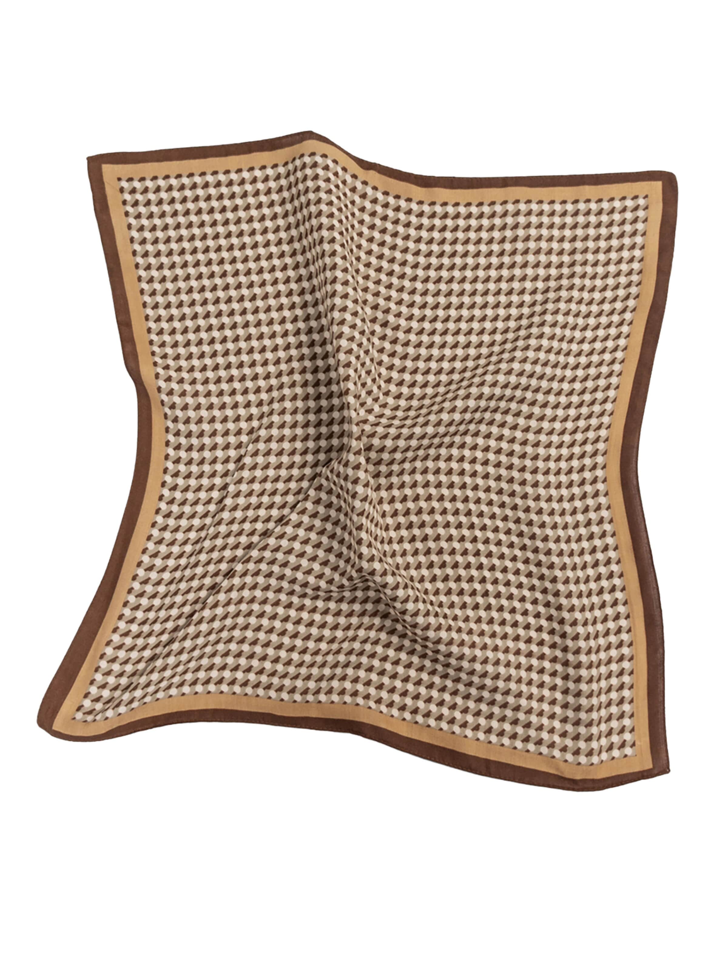 L'Arte Milano Scarf in Brown: front