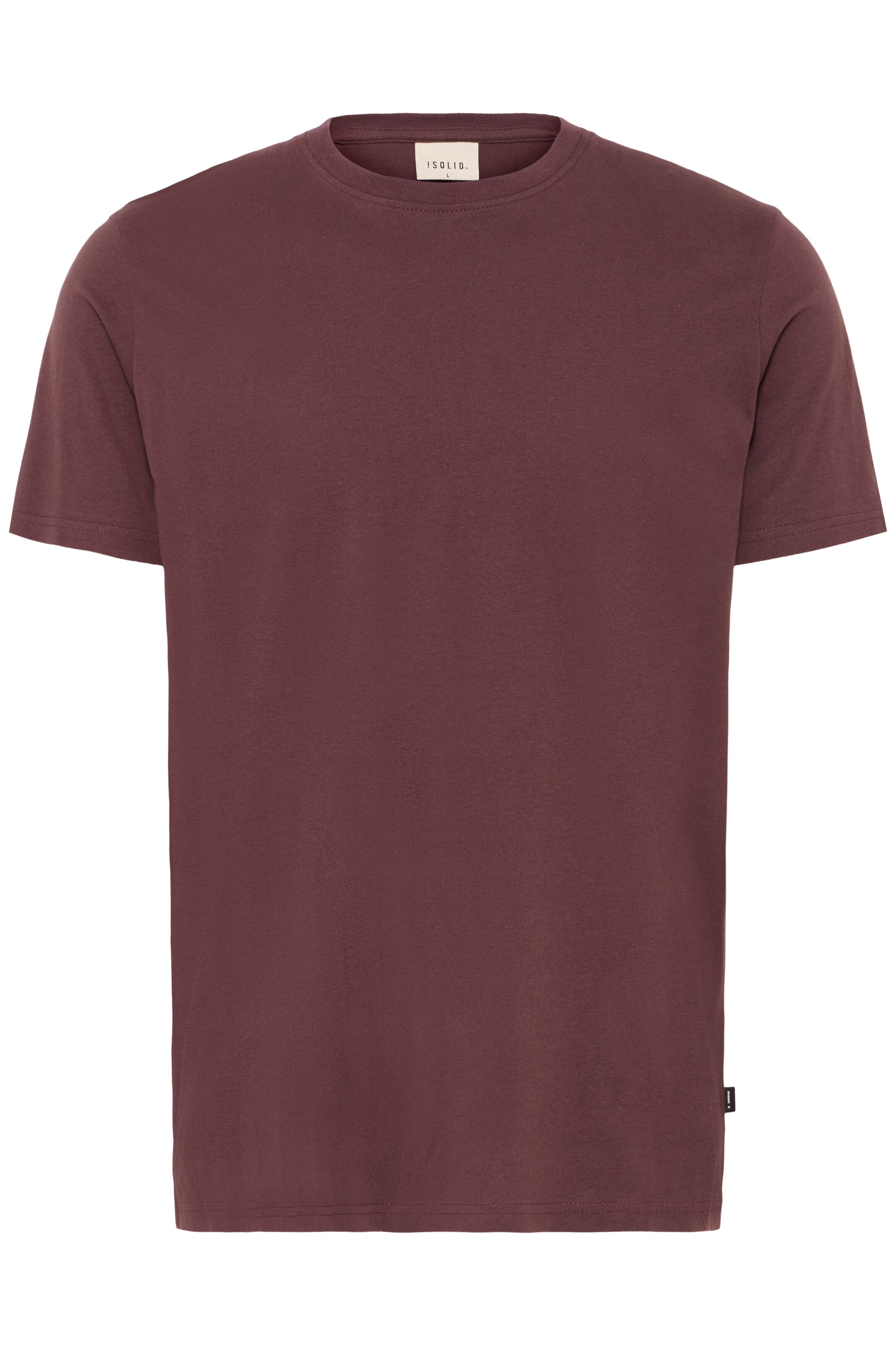 T-Shirt 'Rock' !Solid en marron : devant
