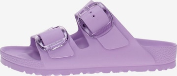 Zoccoletto 'Birkenstock Ciabatta Arizona Big Buckle Eva' di BIRKENSTOCK in lilla: frontale
