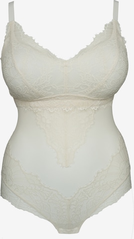 SugarShape Lingerie bodysuit 'Sensla' in White: front