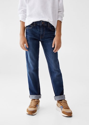 MANGO KIDS Regular Jeans in Blauw: voorkant