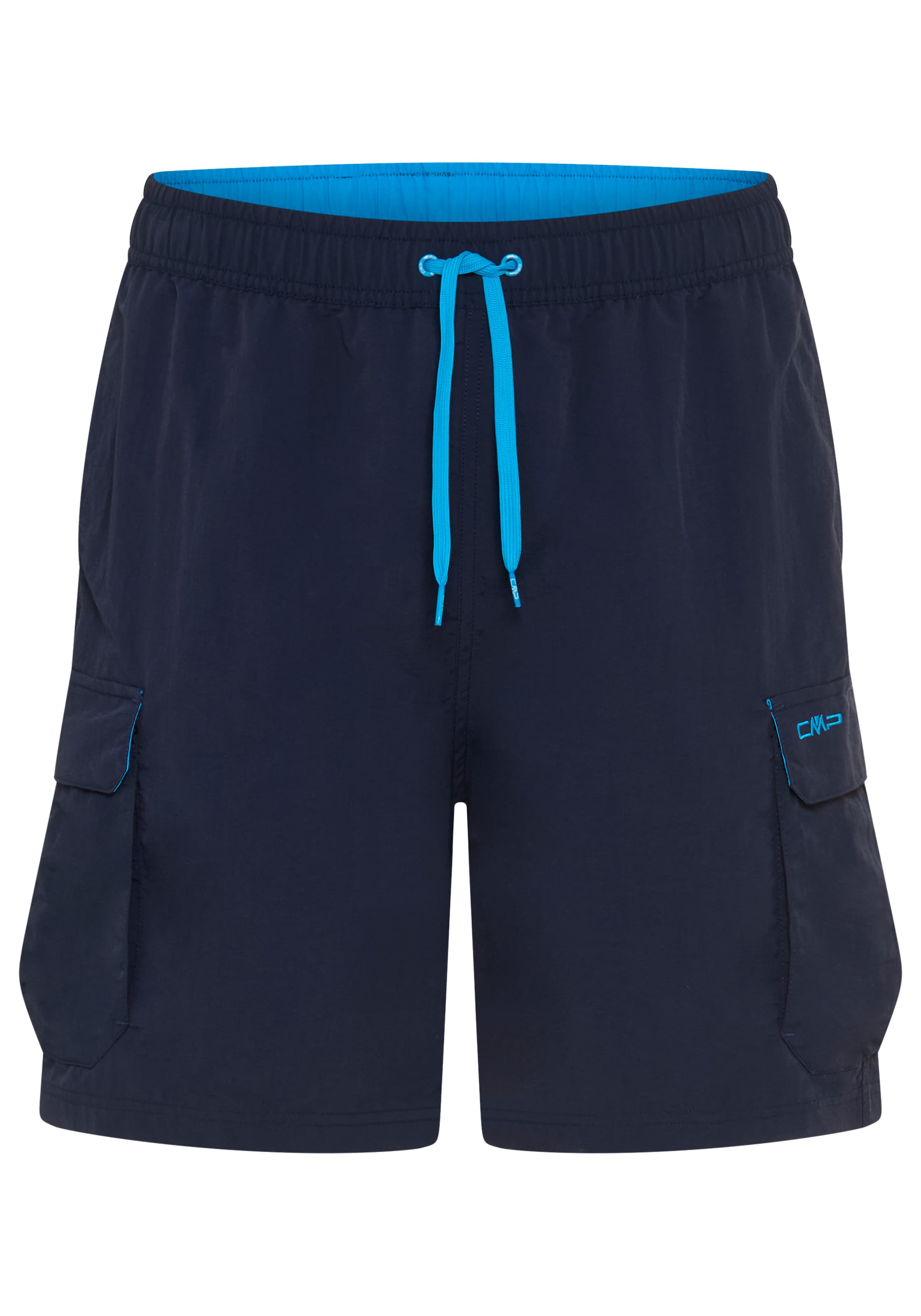 CMP Board Shorts in Blue: front