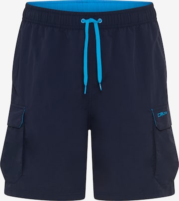 CMP Board Shorts in Blue: front