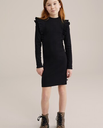 Abito di WE Fashion in nero: frontale