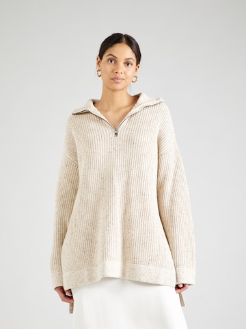 MSCH COPENHAGEN Pullover 'Devion' in Beige: predná strana