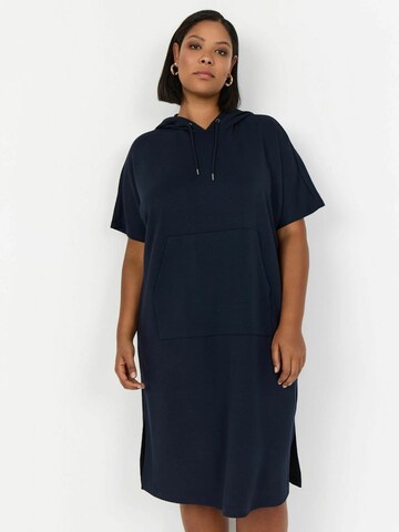 Wasabi Concept Jurk 'Sabina 45' in Blauw: voorkant