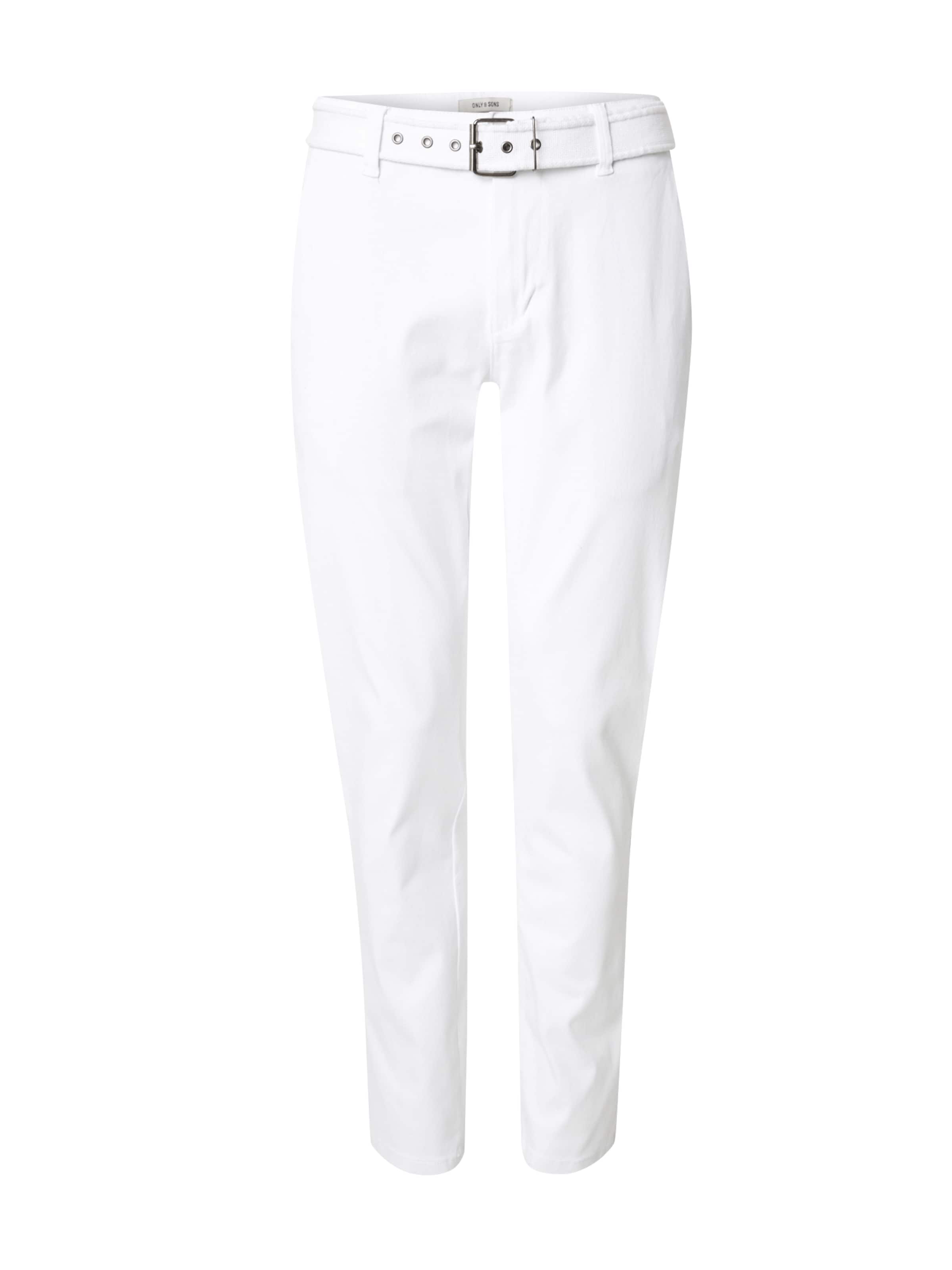Only & Sons Regular Hose 'ONSMARK PETE' in Weiß: Vorderseite