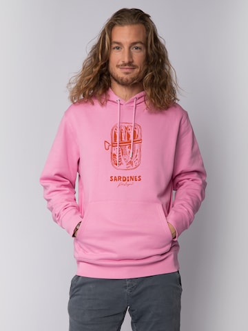 Pull-over 'Sardines Portugal' Watapparel en rose : devant
