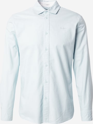 Pepe Jeans Regular Fit Paita 'PETER' värissä sininen: etupuoli