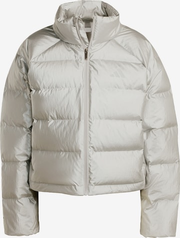 ADIDAS SPORTSWEAR Urheilutakki 'Helionic Holiday' värissä hopea: etupuoli