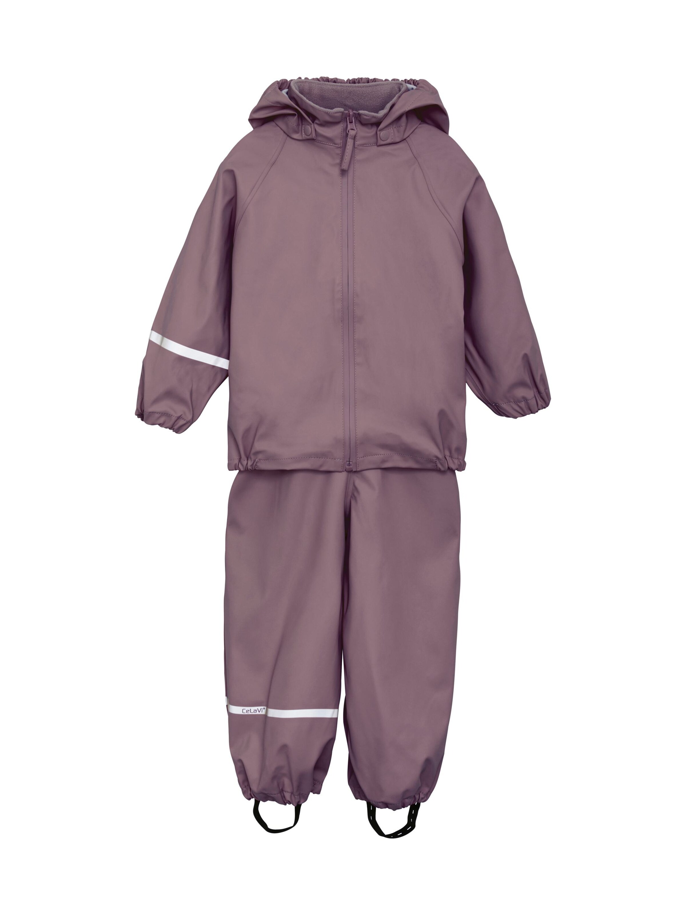 CeLaVi Dungarees in Purple: front