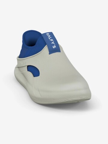 RALFY'S Classic Flats 'N1 Combo' in Blue: front