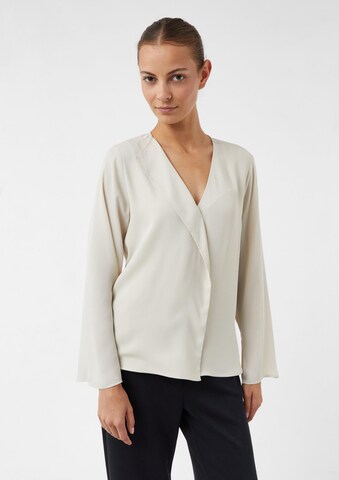 Chemisier COMMA en beige : devant