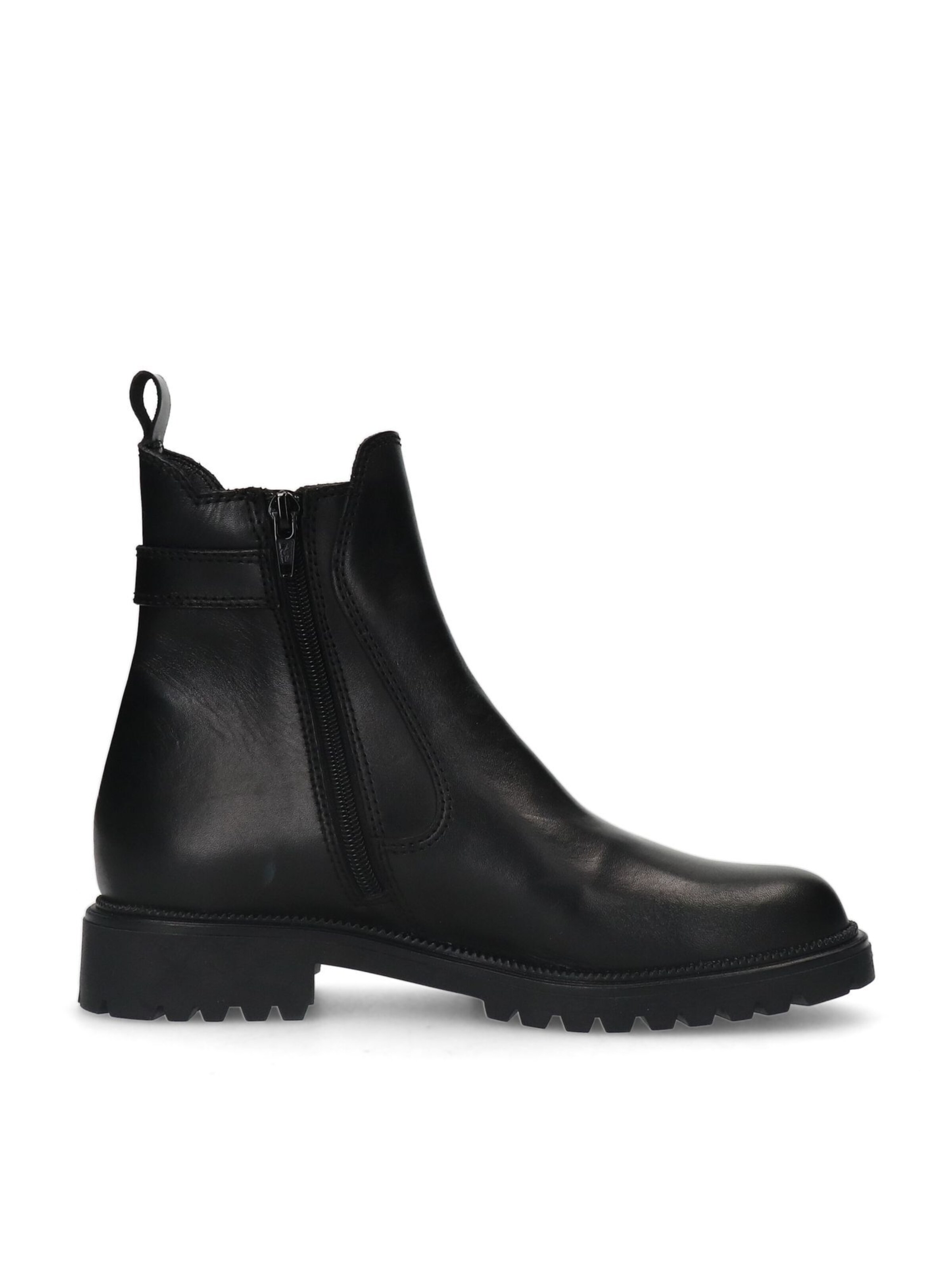 MANFIELD Stiefelette in Schwarz