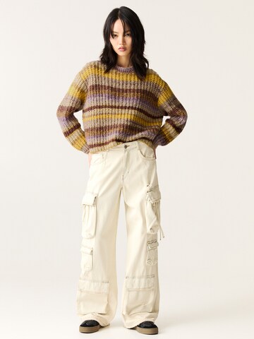 Pull-over Pull&Bear en jaune