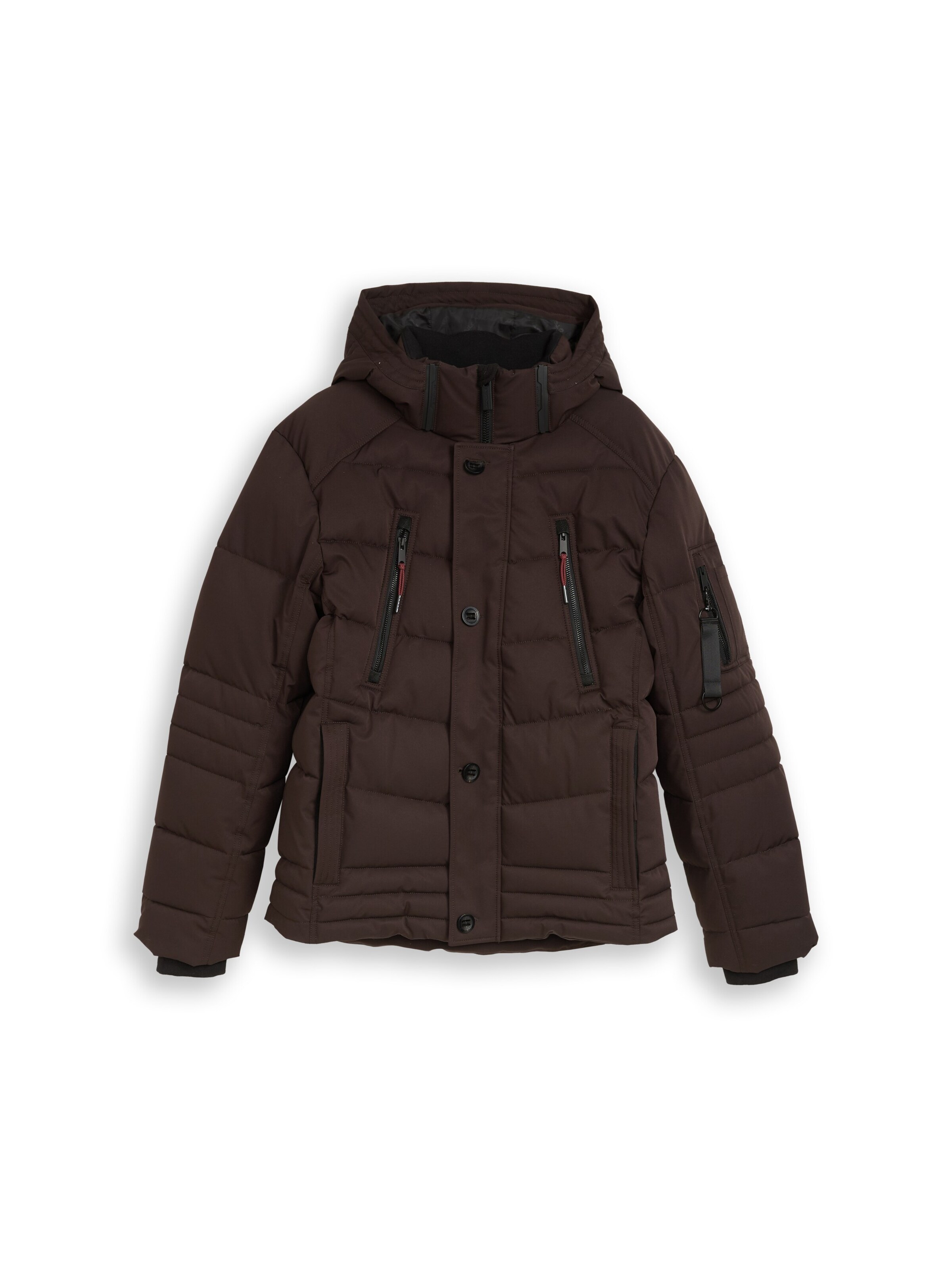 TOM TAILOR Winterjas in Bruin: voorkant