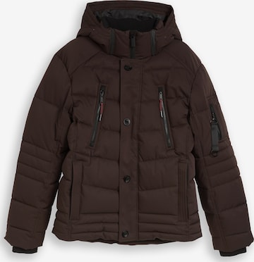 TOM TAILOR Winterjas in Bruin: voorkant
