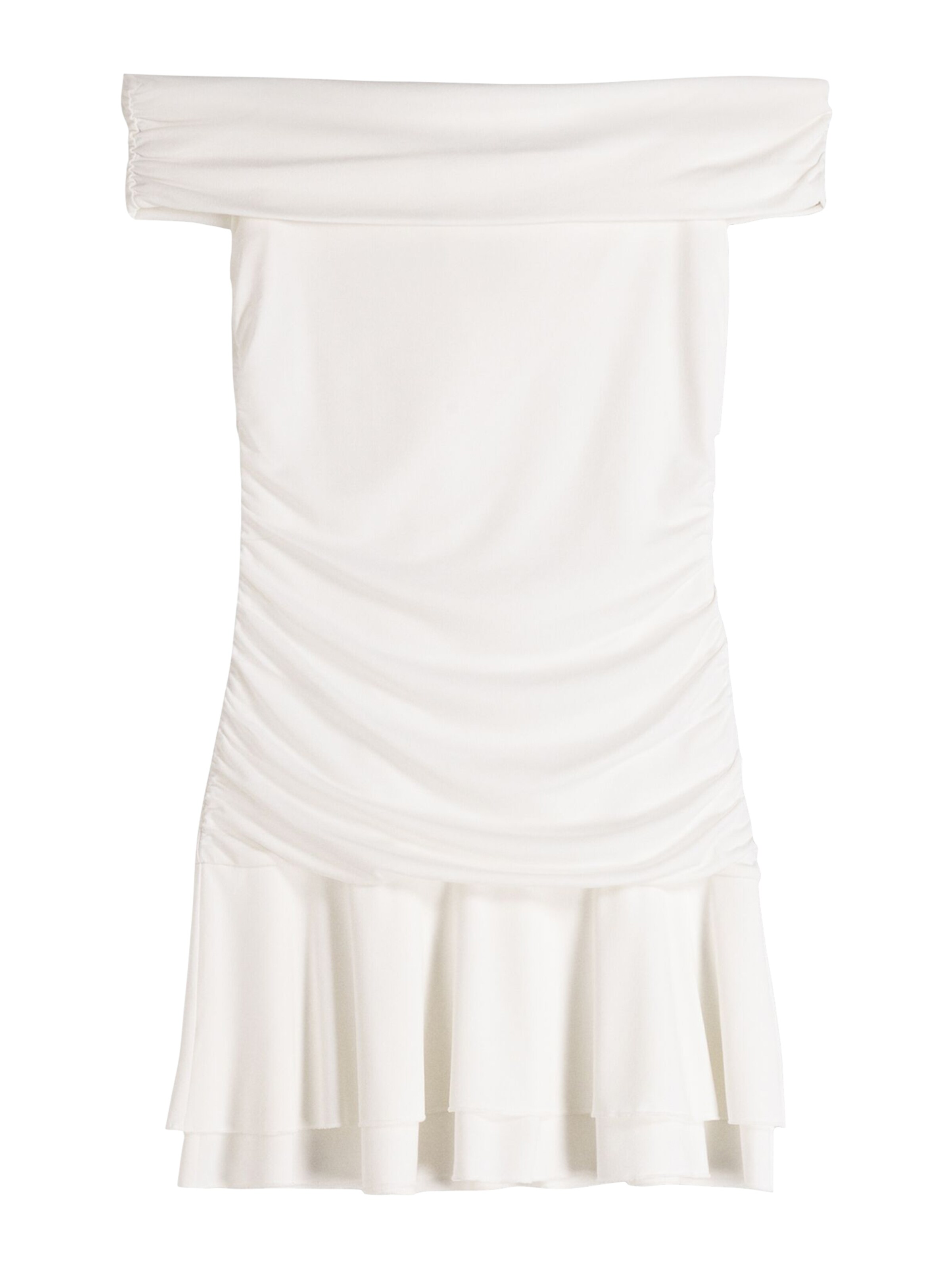 Bershka Kleid in Weiß: Vorderseite