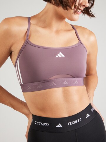 ADIDAS PERFORMANCE Bralette Sports bra 'HYPERGLAM' in Purple