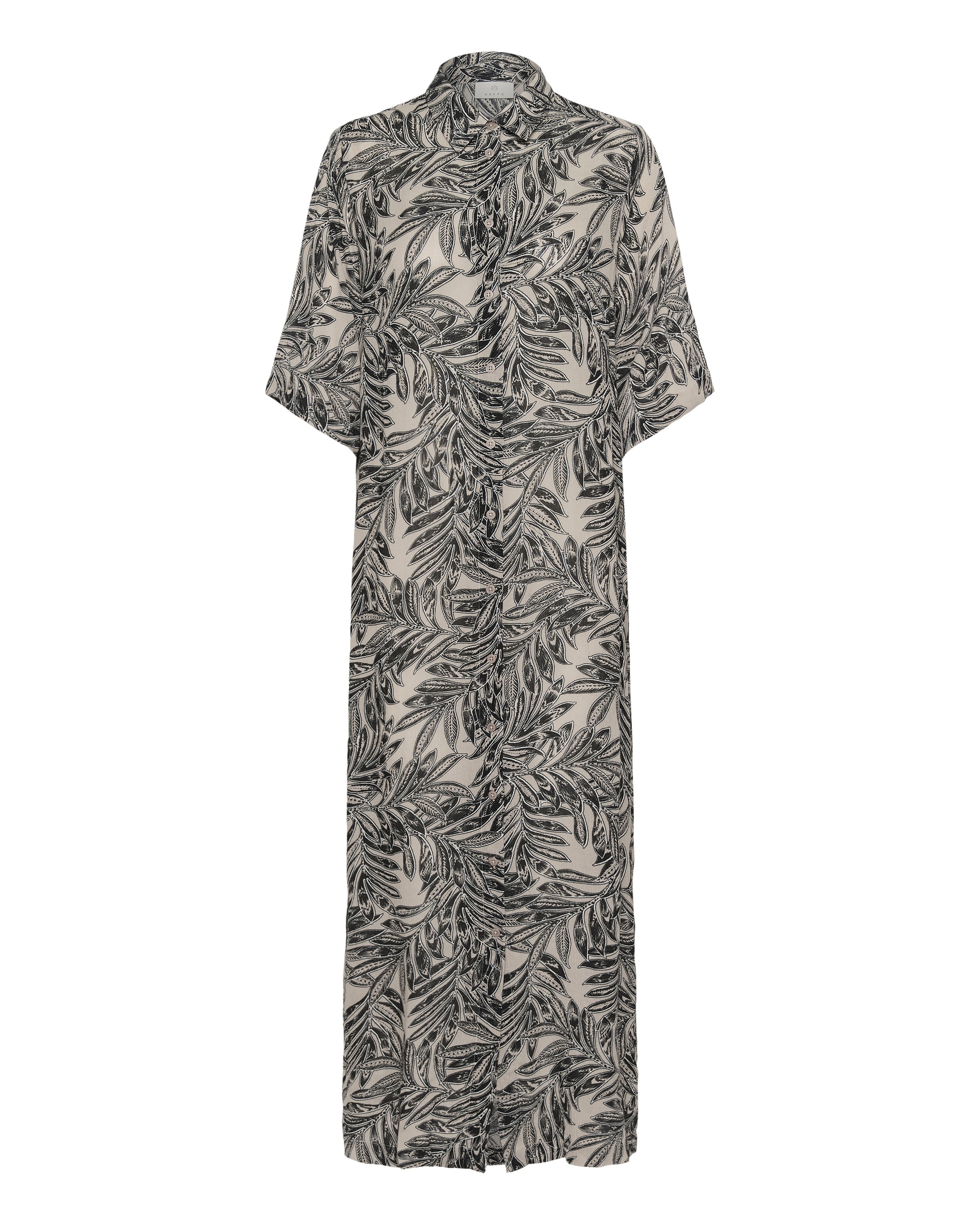 Kaffe Kleid 'Thora' in Schwarz: Vorderseite