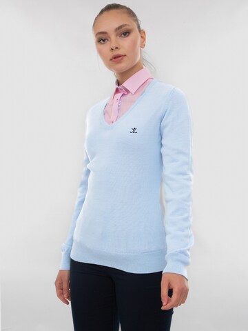 Sir Raymond Tailor Sweater 'Verty' in Blue