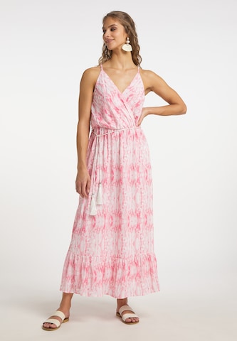 IZIA Letní šaty – pink: přední strana