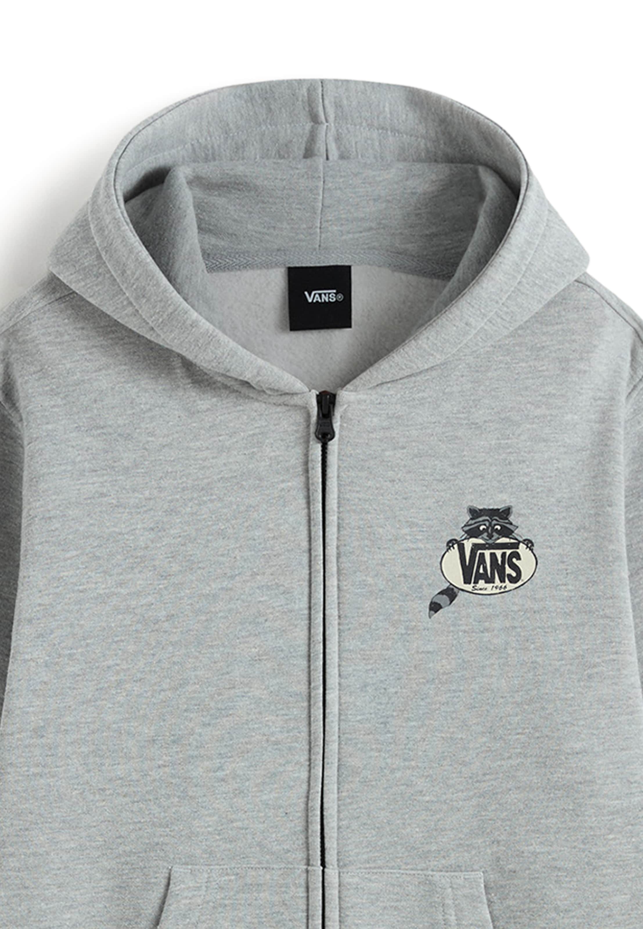 VANS Sweatjacke 'Dumpster Raccoon' in Grau