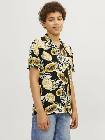 Jack & Jones Junior Regular Fit Skjorte 'Luke Tampa' i sort: forside