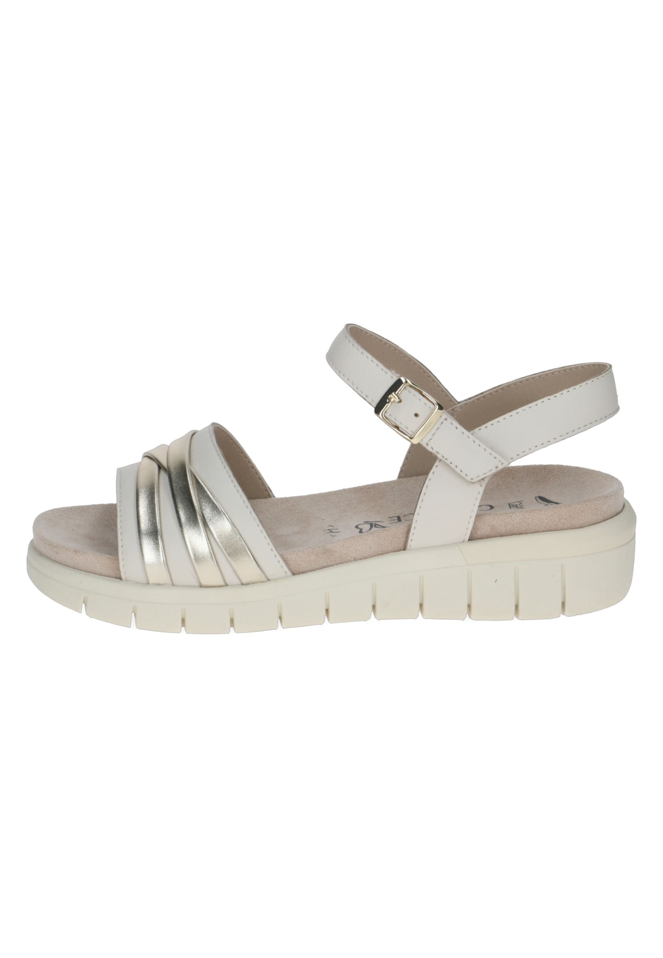 CAPRICE Sandale in Weiß