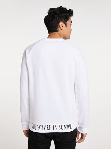 SOMWR Sweatshirt 'REFRESH' in White