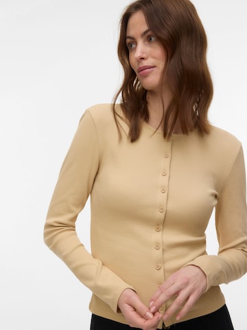 Cardigan 'VMEmma' VERO MODA en beige : devant