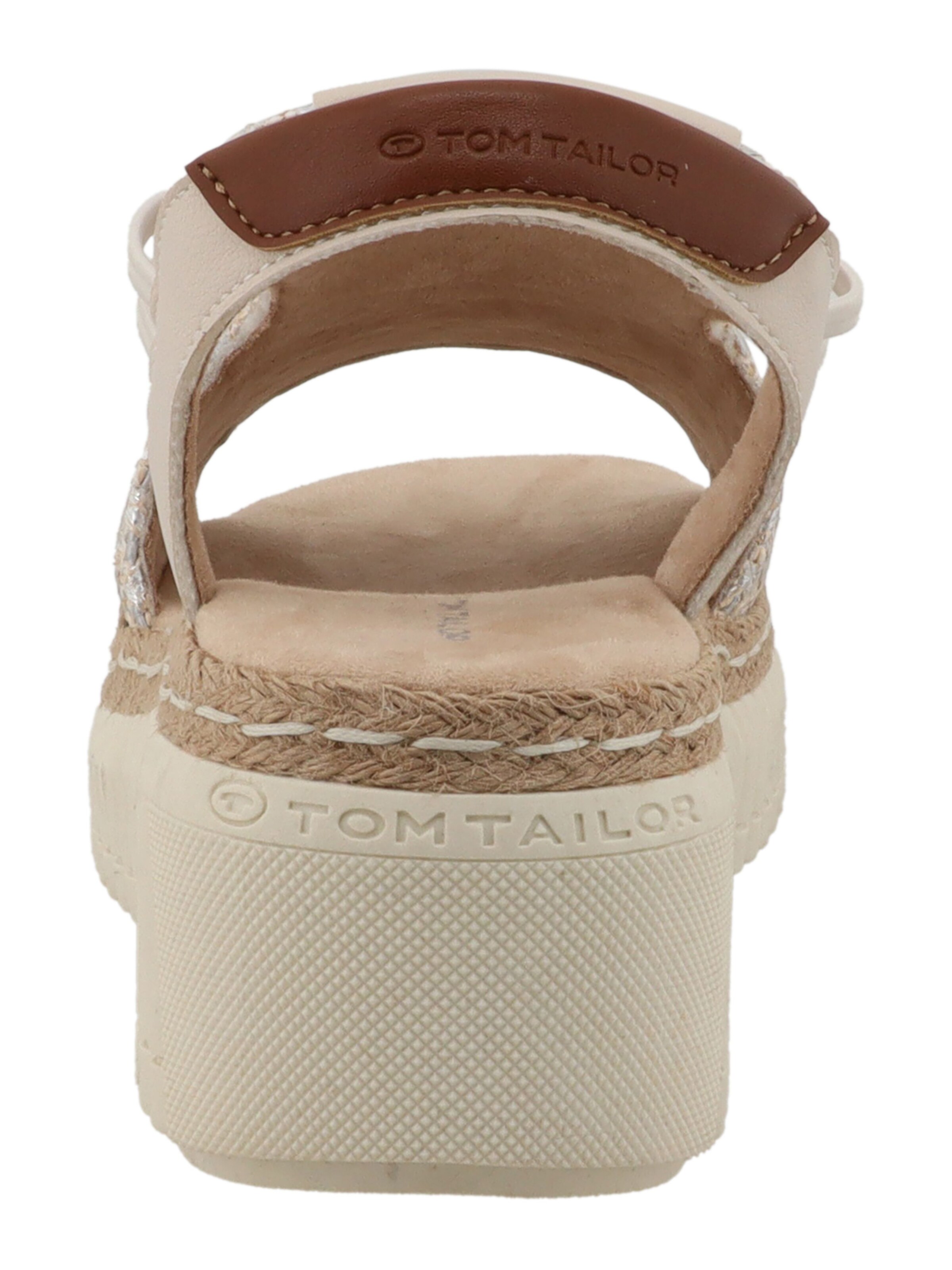 TOM TAILOR Sandals in Silver