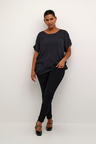 KAFFE CURVE Bluse 'KC Ami' in Schwarz