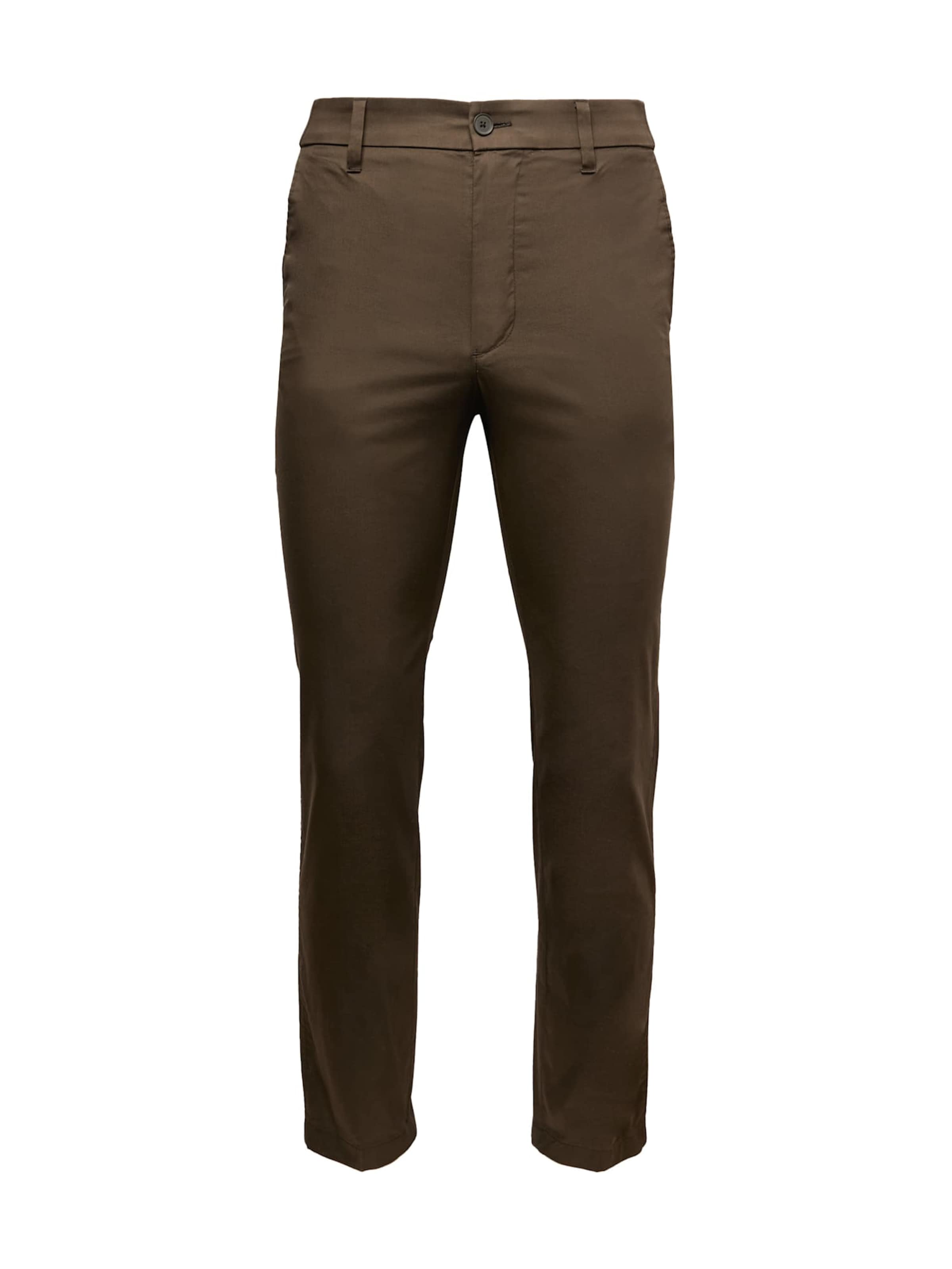 Marks & Spencer Regular Chinohose in Grün: Vorderseite