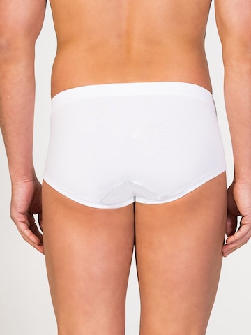 Slip 'Sepang MicroModal® Fly Front Brief' di zd ZERO DEFECTS in bianco