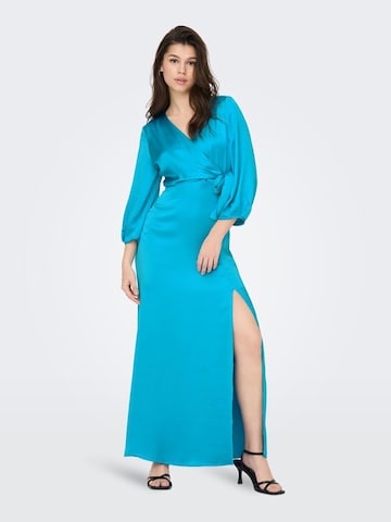 Robe de soirée ONLY en bleu : devant