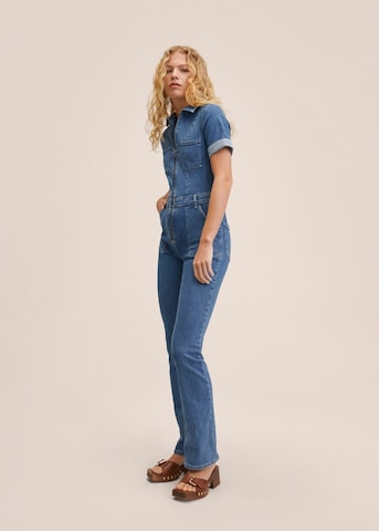 MANGO Jumpsuit 'Diana' in Blau