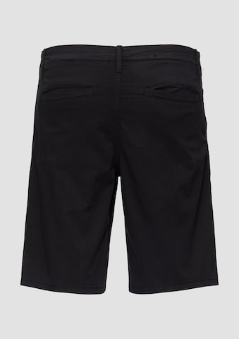 Wide Leg Pantalon chino QS en noir