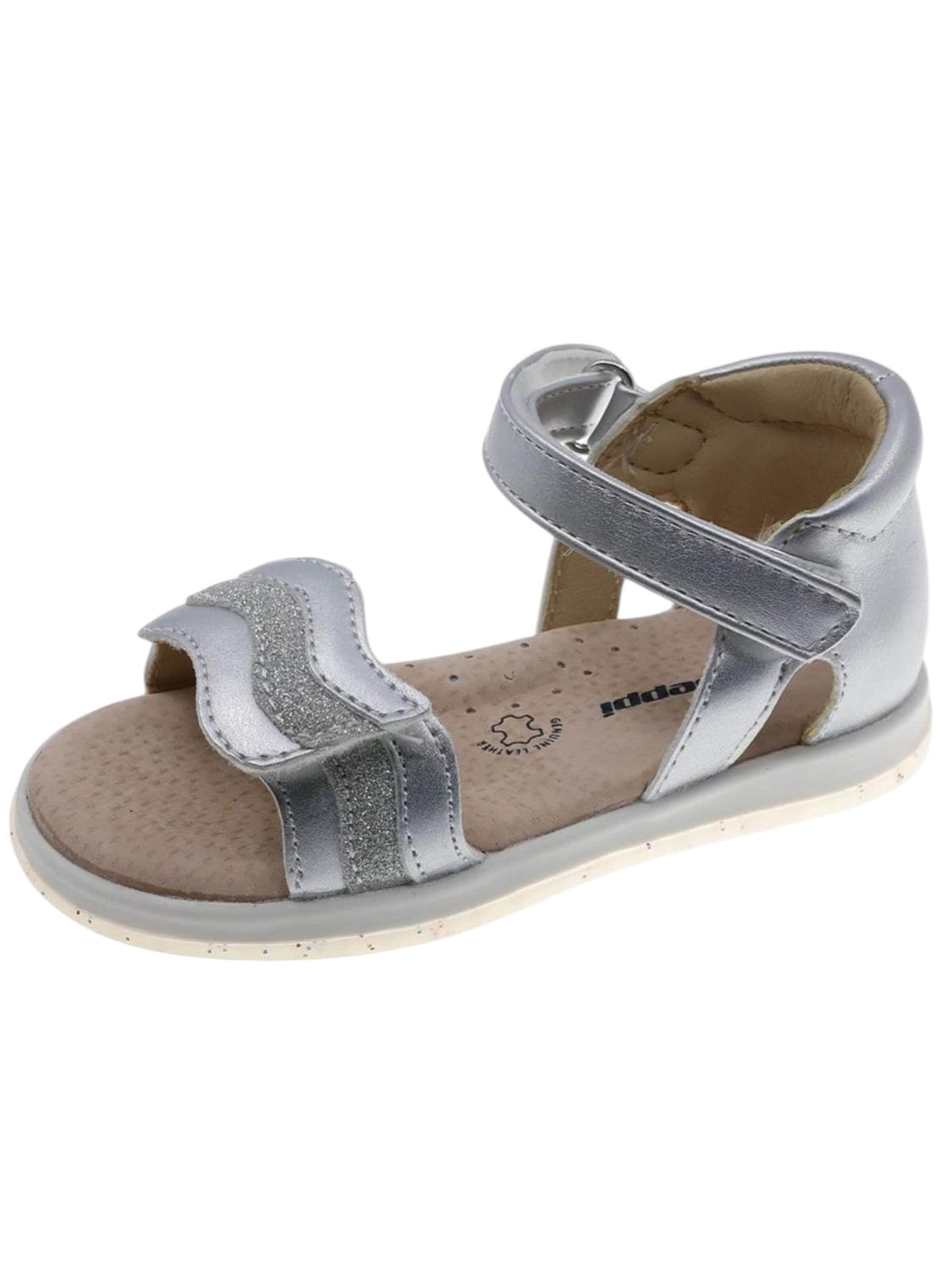 Sandales Beppi en argent : devant