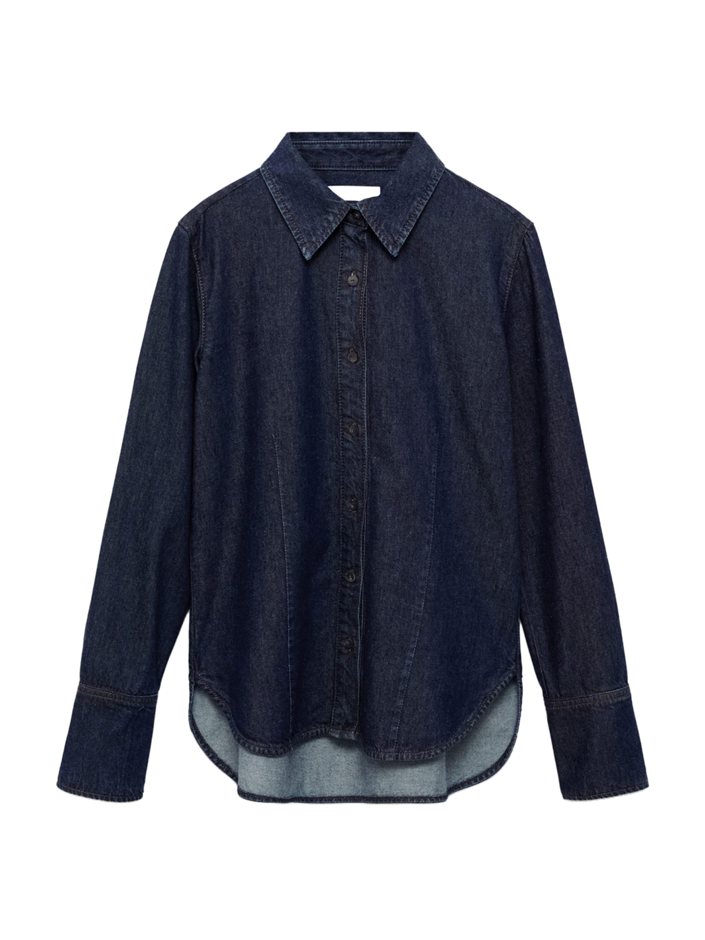 MANGO Bluse 'MARA' in Blau: Vorderseite