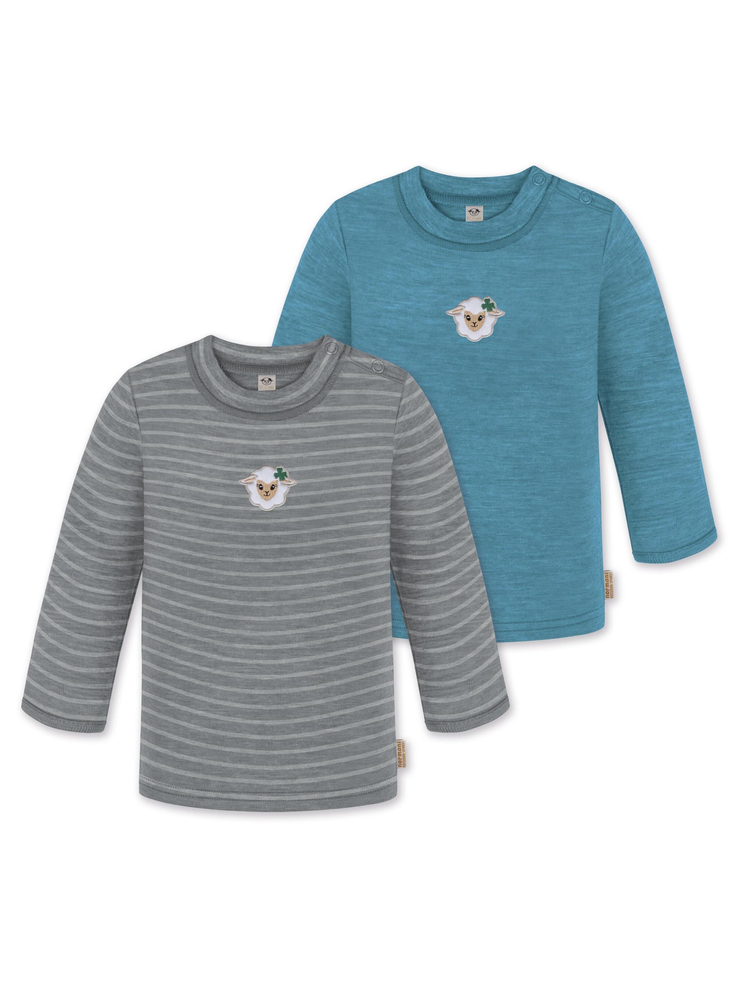 normani Shirt 'Taupo' in Blauw: voorkant