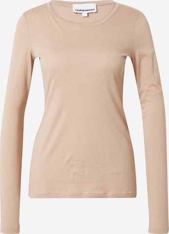 ARMEDANGELS Shirt 'ENRICCA' in Brown: front