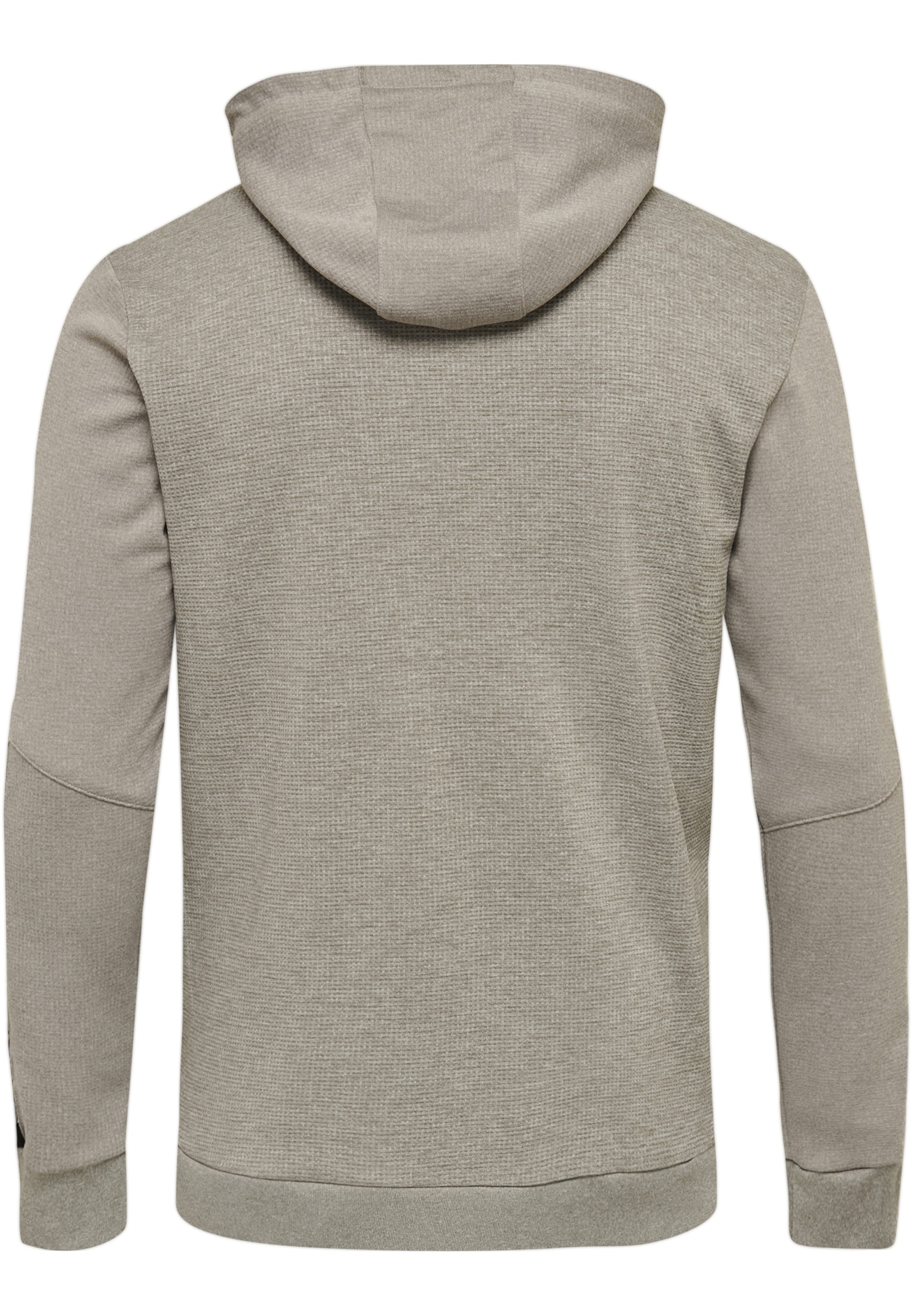 Hummel Sports sweat jacket in Grey