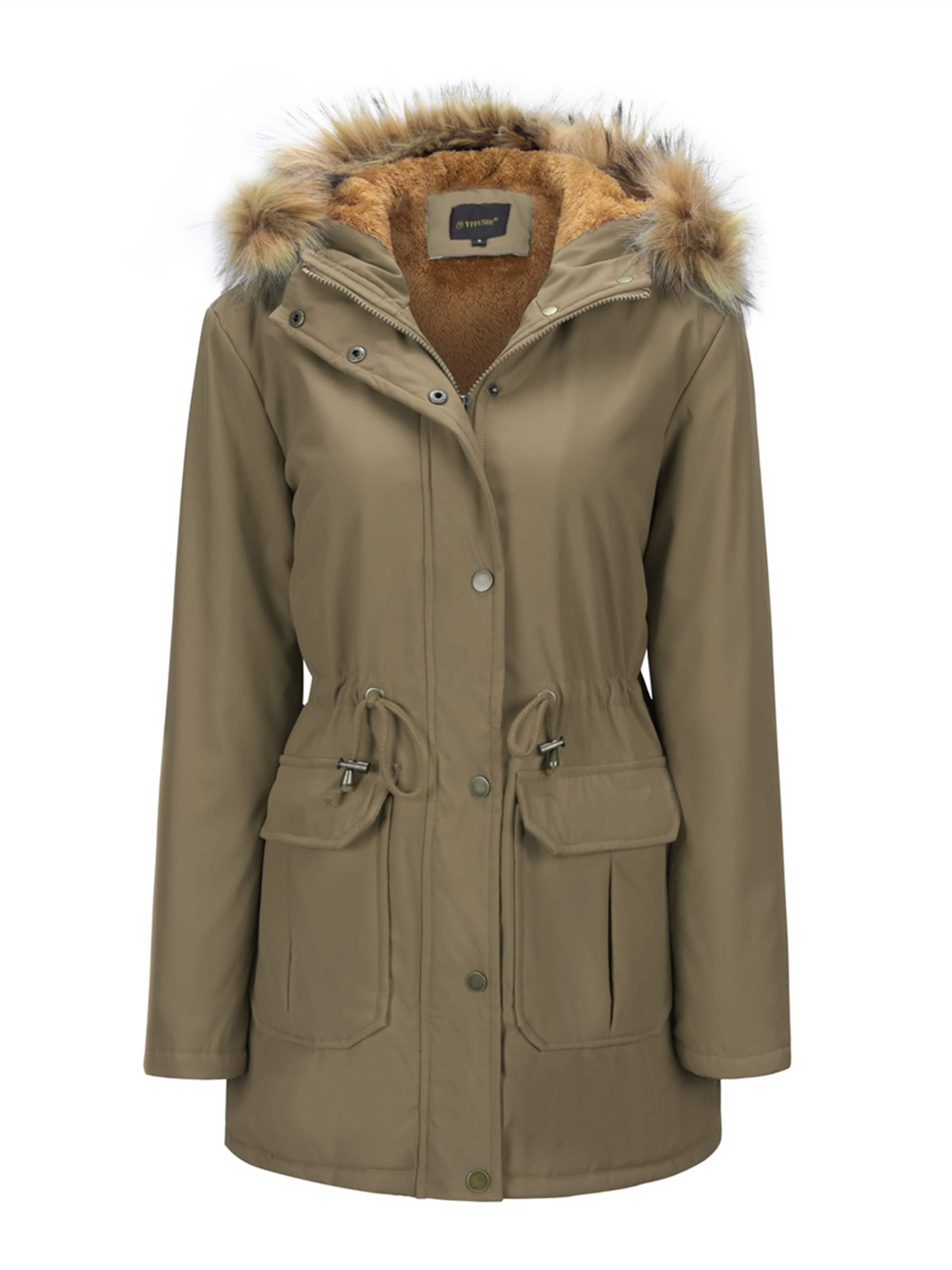 Youthup Winter Parka in Brown: front