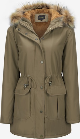 Youthup Winter Parka in Brown: front