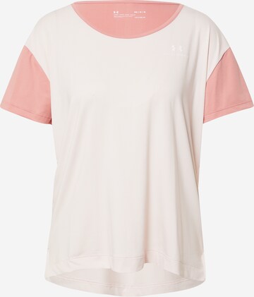 UNDER ARMOUR Funktionsbluse i pink: forside