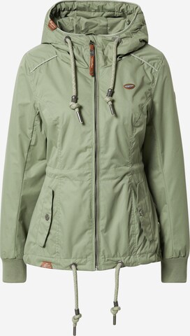 Ragwear Between-Season Jacket 'DANKA' in Green: front