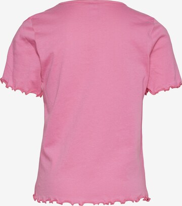 Vero Moda Girl Shirt 'POPSICLE' in Roze