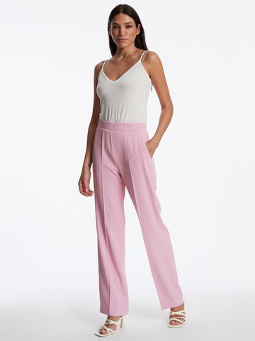 Ana Alcazar Regular Pantalon 'Zadya' in Roze